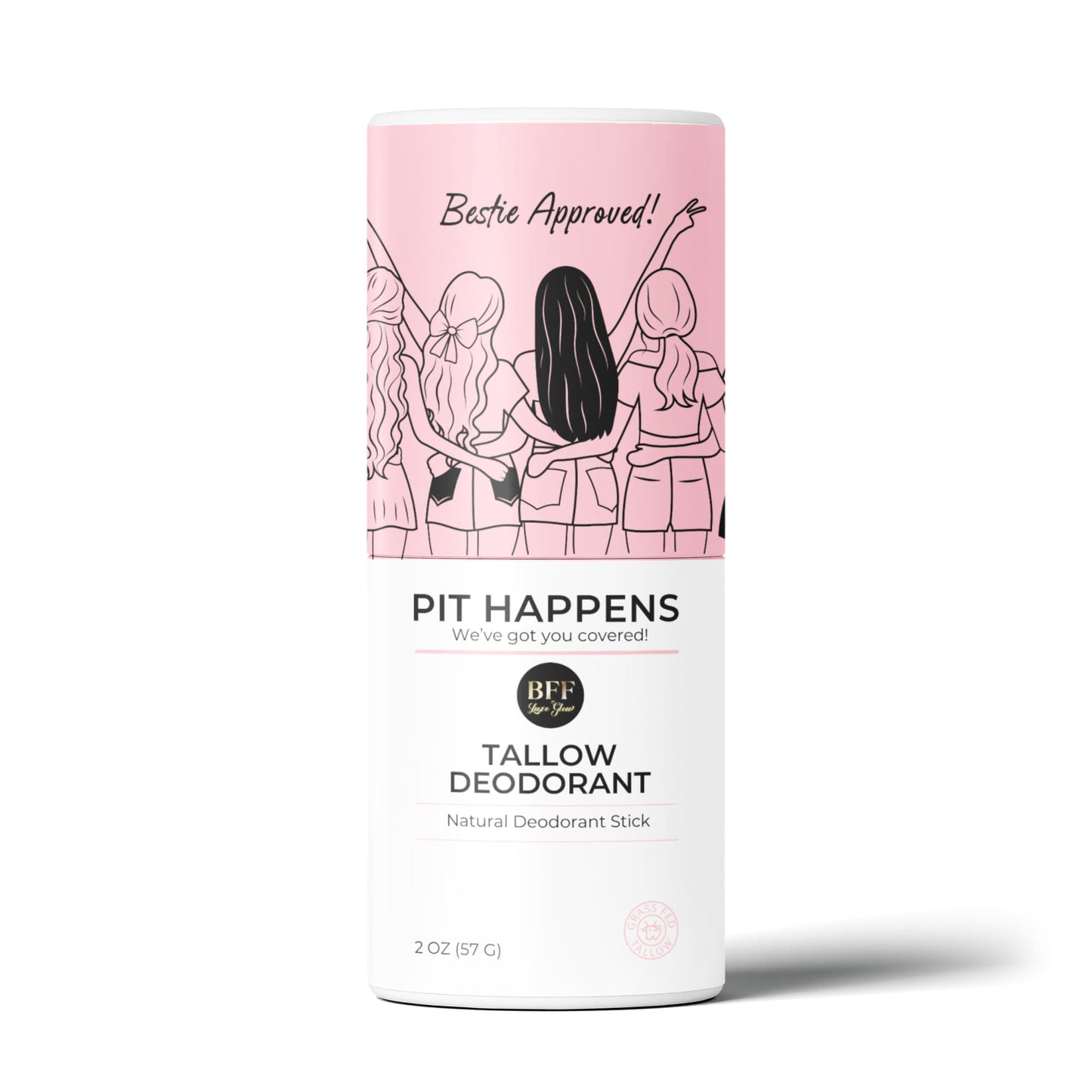 Pit Happens Natural Tallow Deodorant Stick