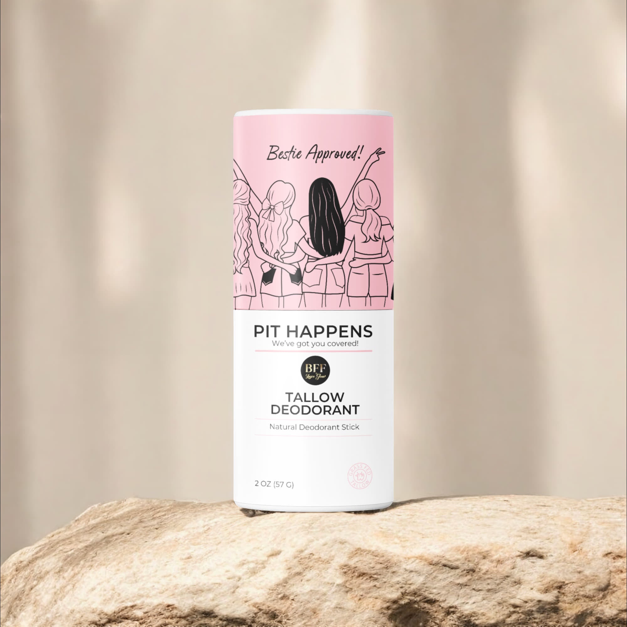 Pit Happens Natural Tallow Deodorant Stick