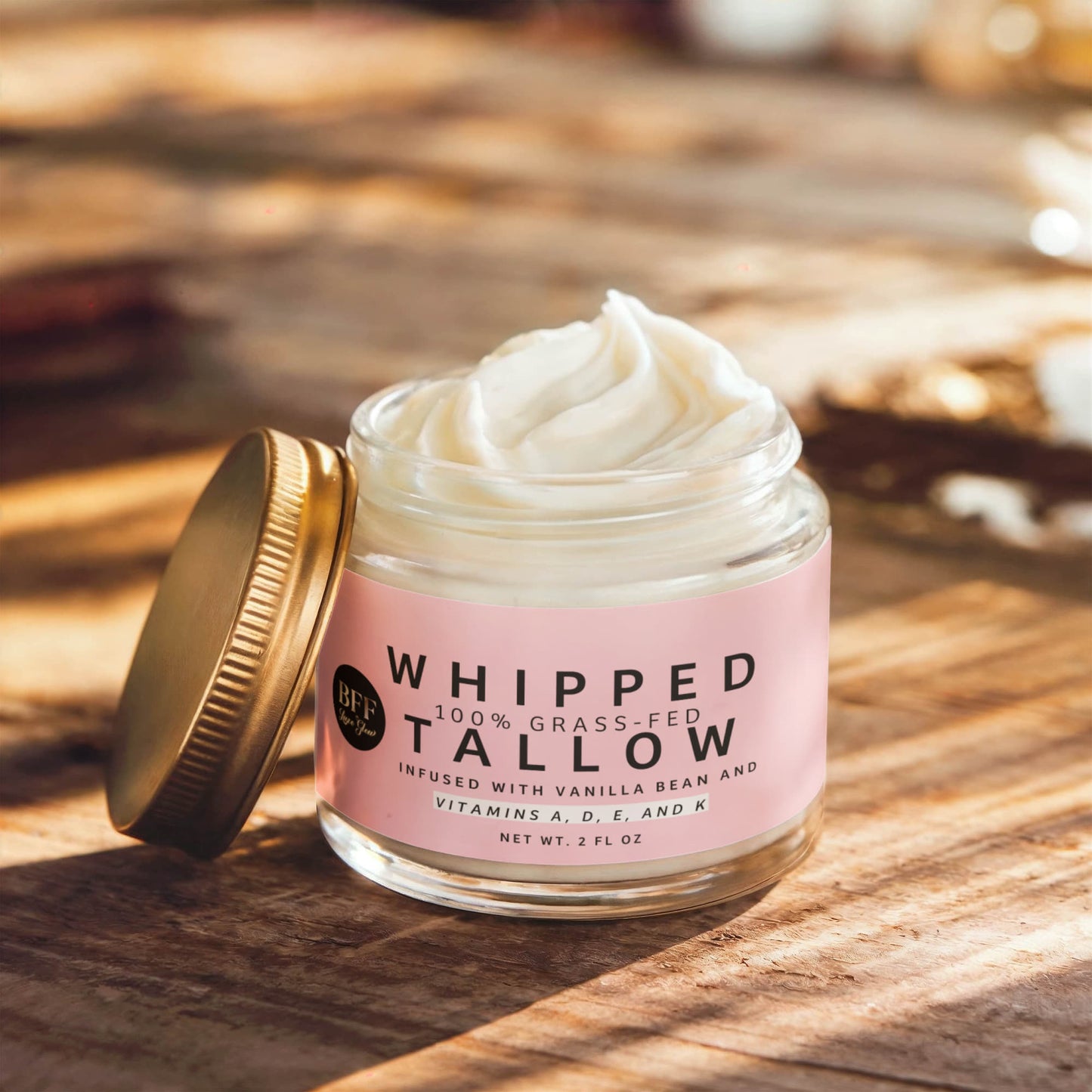 If Tallow Could Talk Whipped Grass-Fed Balm with Vanilla Bean