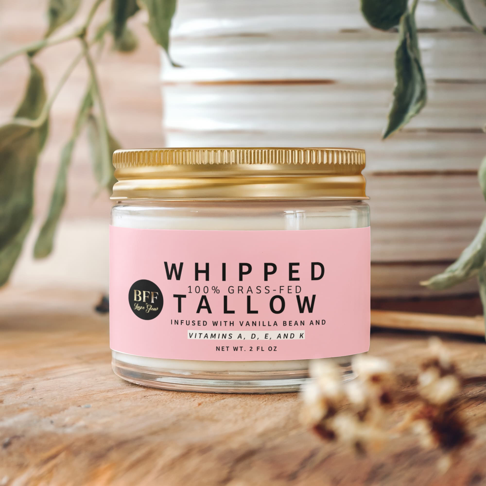 If Tallow Could Talk Whipped Grass-Fed Balm with Vanilla Bean