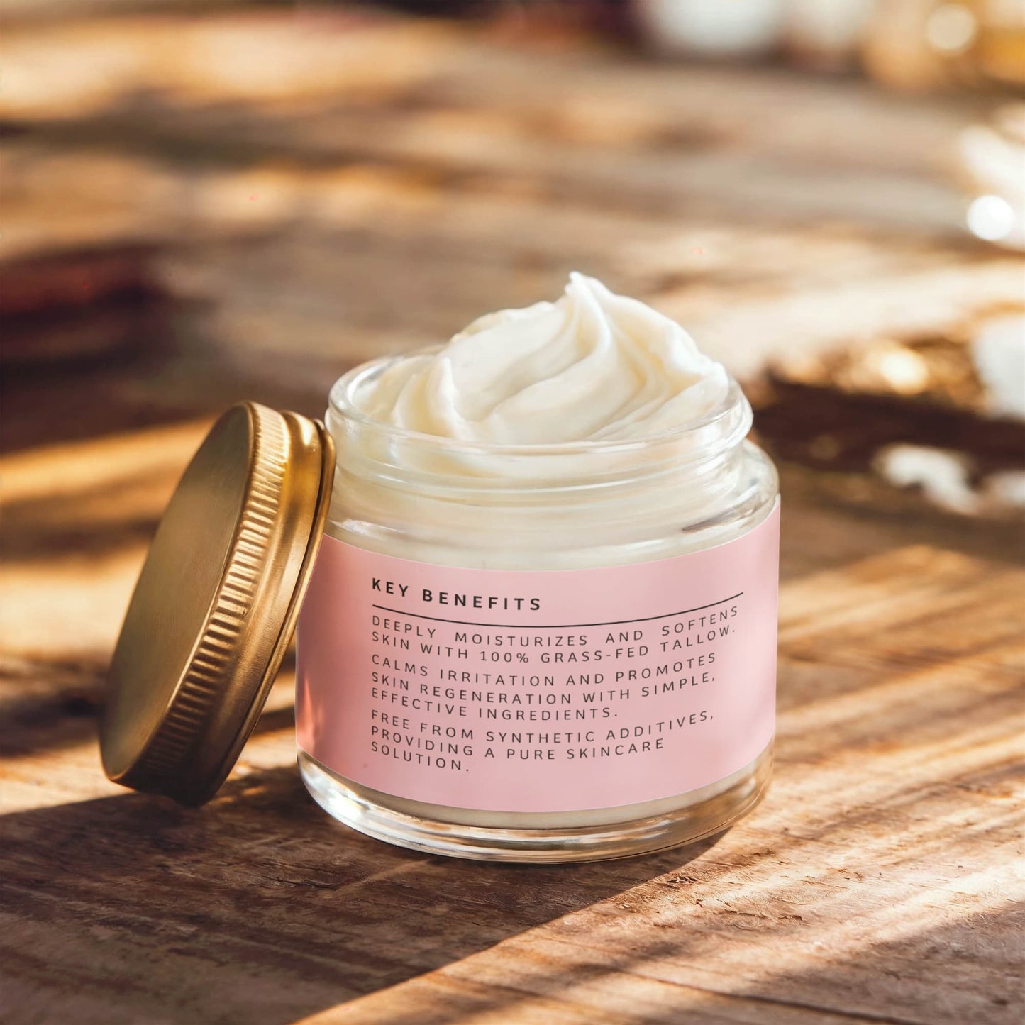 If Tallow Could Talk Whipped Grass-Fed Balm with Vanilla Bean