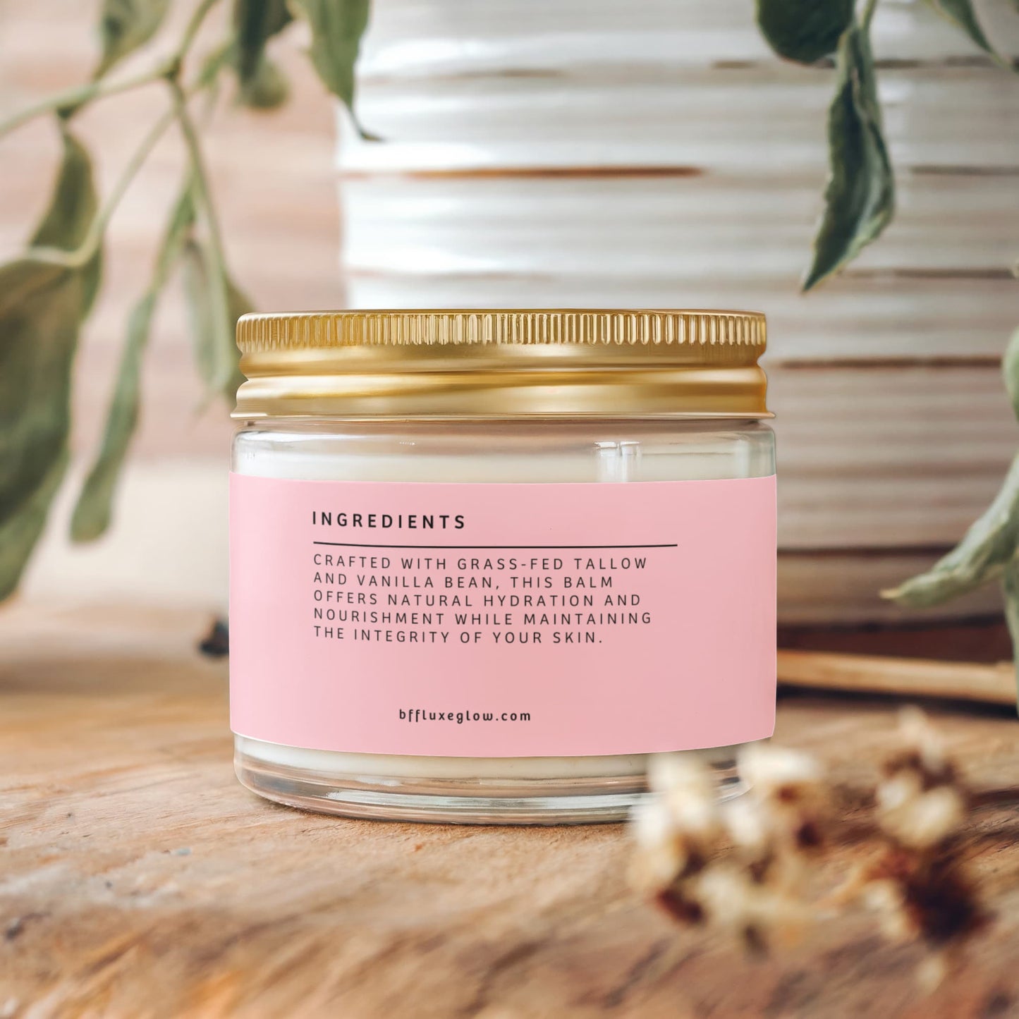 If Tallow Could Talk Whipped Grass-Fed Balm with Vanilla Bean