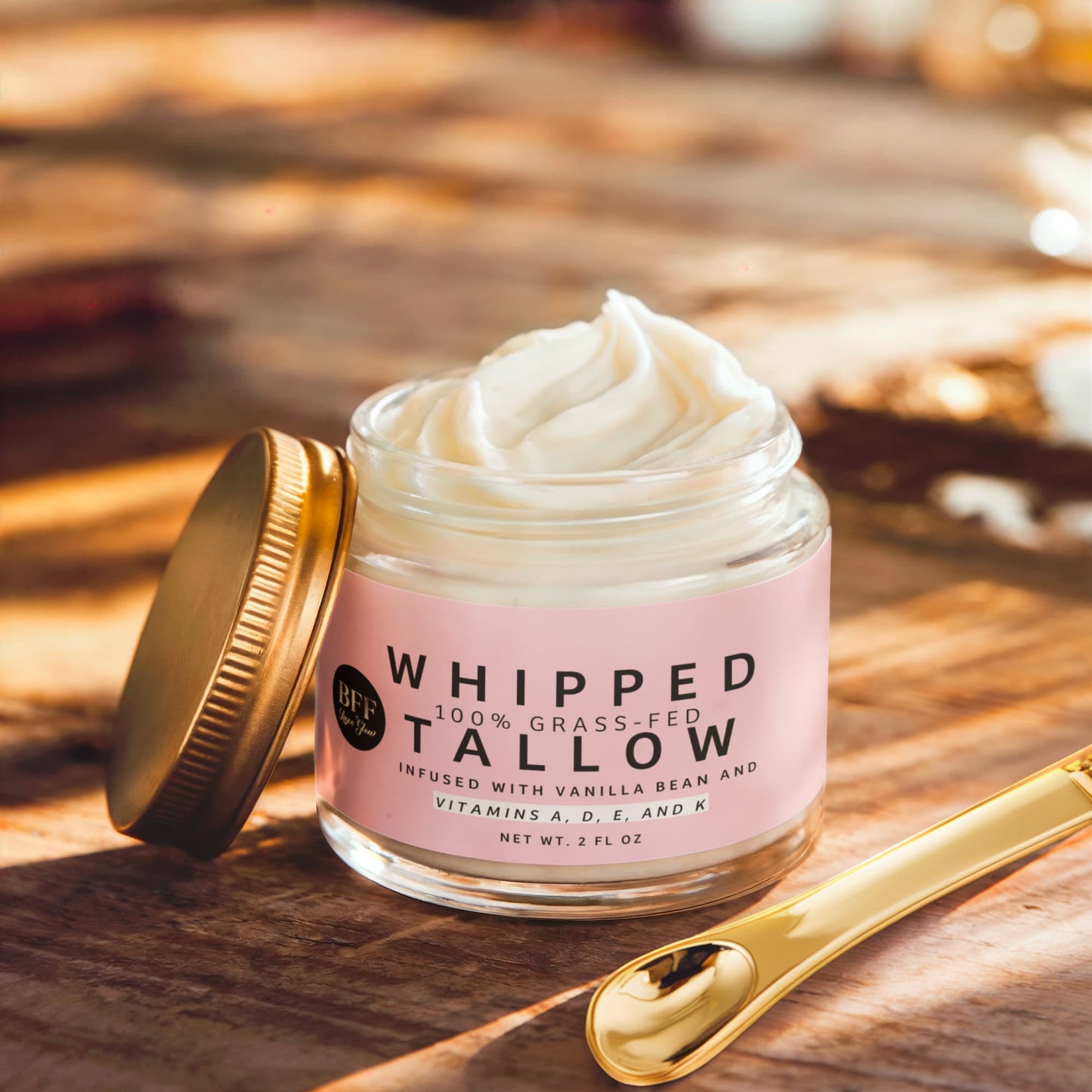 If Tallow Could Talk Whipped Grass-Fed Balm with Vanilla Bean