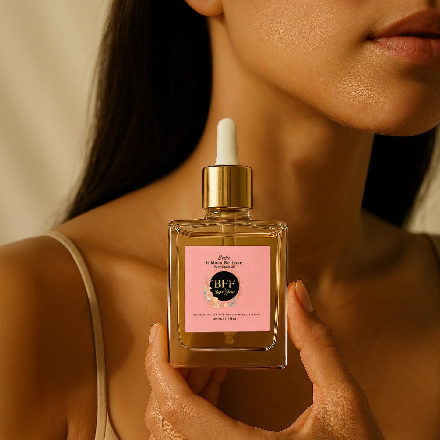 Bestie, It Moss Be Love Manuka Honey Sea Moss Post-Shave Oil