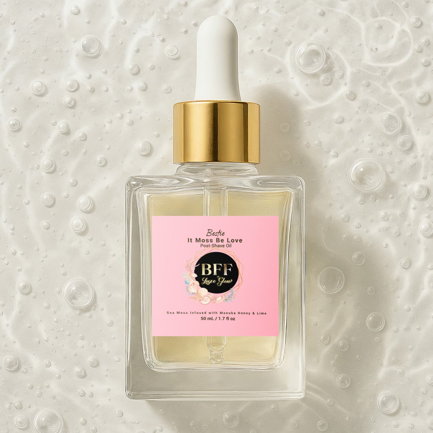 Bestie, It Moss Be Love Manuka Honey Sea Moss Post-Shave Oil